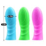 Finger Sleeve Set 3Pcs Silicone Fingering Sex Toys G-Spot Prostate Massage Masturbation Clit Stimulator For Women Men And Couples