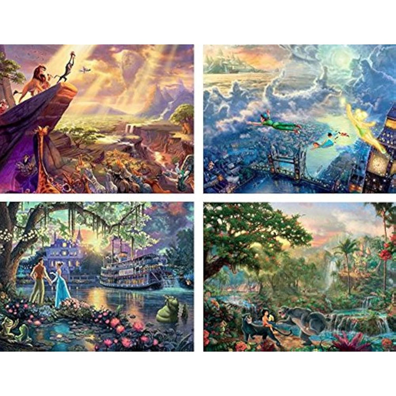 Ceaco - 4 in 1 Multipack - Thomas Kinkade - Disney Dreams Collection - Lion