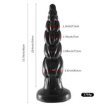 15.7Inch Huge Anal Plug + 6.7 Inch Anal Butt Plug Trainer (S)