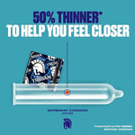 Assorted Pack of Ultra-Thin Premium Lubricated Latex Condoms – 24 Count