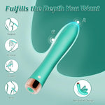 Vibrator Sex Toys Dildo, Powerful G Spot Vibrator Anal Toy With 10 Vibration Modes, Soft Silicone Dildo And Adult Toy - Usb Rechargeable Adult Sex Toys & Games For Couple (Green)