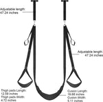 Adjustable Door Sex Swing with Seat β Bondage Love Sling for Couples, Supports 300 lbs