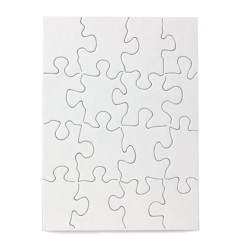 Blank Puzzle For Decorating For Diy Invite, Party Favors, Art Activity 4 X
