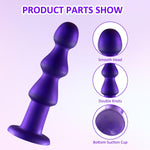 9" Monster Knot Dildo - 3 Dog Knots With Fantasy Big Dragon Dildo, Thick Anal Dildo With Powerful Suction Cup, Purple Giant Knotted Dildo For G-Spot Anal, Adult Sex Toys For Men And Women