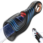 3.98 Inch Penis Vibrator & Stroker, Body-Safe Silicone Male Masturbator With 10 Licking & Vibration Modes, Glans Massager For Men'S Pleasure, Black