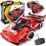 Stem Building Blocks Toys Gifts For Age 6, 7, 8, 9, 10, 11, 12 Boys And Girls, Diy Building Bricks, Stem Engineering Construction Rc Toy,Racing Car With Remote Control