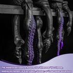 Dual-Headed Anal Plug Silicone Butt Plug Overlength Anal Toy,Silicone Penis For Men Women?Textured Anal Sex Toys Designed With Suction Cups,Designed With A Barbed Tip For Prostate Stimulation (D304-M)