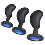 3Pcs Anal Training Butt Plug Luxury Jeweled Set, Beginner-Friendly Anal Training Kit For G-Spot And Prostate Massage - Premium Anal Sex Toys For Enhanced Pleasure In Men, Women, And Couples