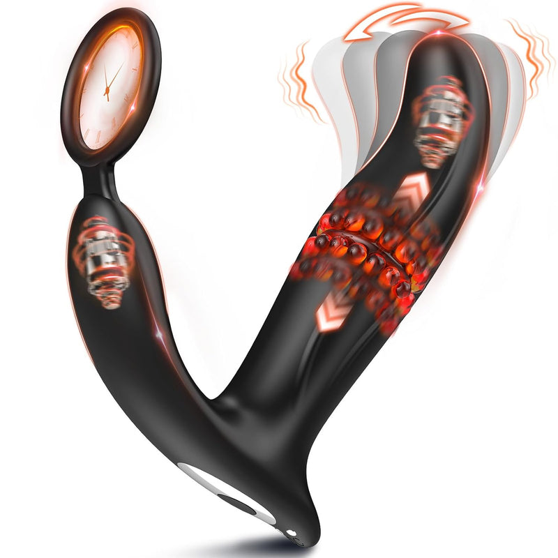 Wiggling Anal Plug Butt Plug Prostate Massager Male Sex Toys For Men Sex Toy Anal Vibrator Adult Toys Anal Dildo For Women Couples With 10 Wiggling Thrusting Modes Remote Control