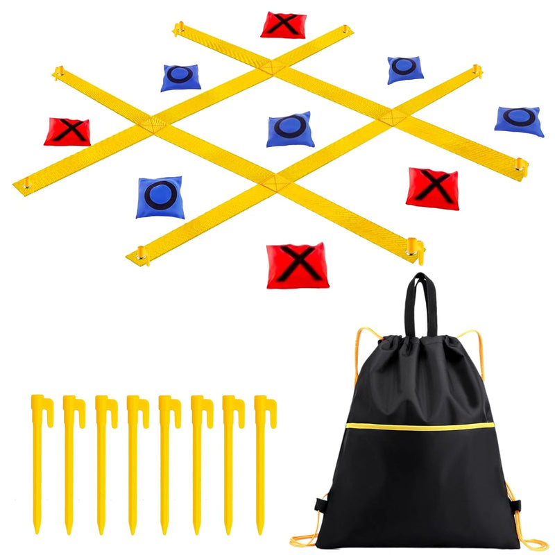 Tic Tac Toe Game 4 Ft X 4 Ft Giant Bean Bag Toss Tic Tac Toe Outdoor Game F