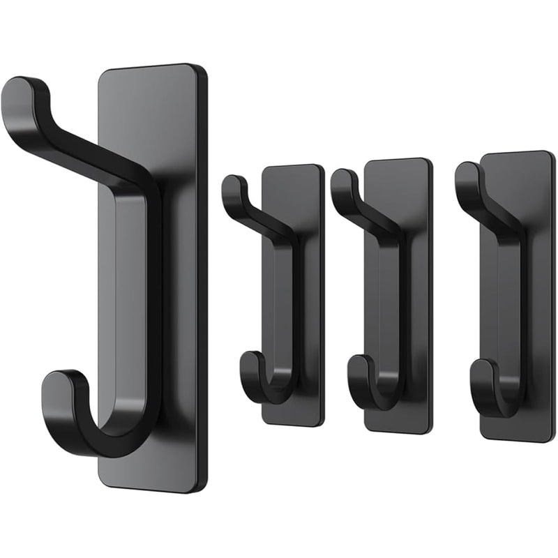 Door Hook For Towel, Coat, Cloth, Purse, Hat, Key, Extra Sticky Stainless Holder