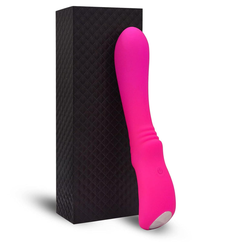 G-Spot Vibrator, Dildo Vibrator With 9 Powerful Vibrations Modes, Rechargeable Quiet Vibrating Powerful Vibrators Adult Sex Toy Gift (Pink)