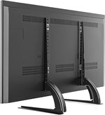 TV Stand Mount, Universal TV Stand Tabletop for 22 to 65 inch Plasma LCD LED Flat Screen TVs, TV Legs, Holds up to 88lbs, Max VESA 800 x 500mm, Height Adjustable TV Base