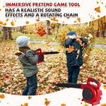 3 Pcs Toy Gardening Tool Set For Kids Toy Leaf Blower Weed Trimmer Push Lawn Mower Pretend Play Set With Lights And Sounds Christmas Birthday Gifts For Boys Girls