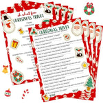 80 Pieces Christmas Trivia Games Question And Answer Cards Trivia Games For Family, Christmas Party Vacation Game Guessing Activity For Adults Kids Coworkers Groups Holiday Supplies