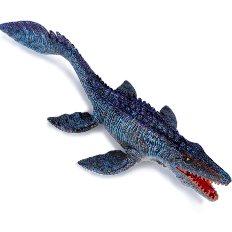 Jurassic Large Mosasaurus Dinosaur Toy Figure, 13.4" Realistic Giant Sea Mo