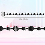 22.44 Inch Silicone Anal Beads Masturbator - Premium Graduated Anal Trainer For Enhanced G-Spot Massager Butt Plug Stimulation Adult Sex Toys For Men And Women