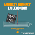 Assorted Pack of Ultra-Thin Premium Lubricated Latex Condoms – 24 Count