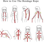 3-Piece Soft Cotton Bondage Rope Set for Couples β Durable Restraint Kit