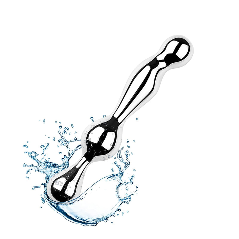 Prostate Dildo Anal Sex Toys Massage Anal Hook Curved Stainless Steel Dildo For Men, Njoy Sexual Pleasure Device Prostate Wand Metal Dildo Anal Toy Butt Plug G-Spot And Anus For Couples