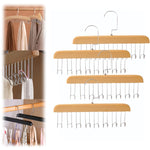 Anti Slip Multi Hook Coat Racks, 360 Degree Space Saving Hangers With 8 Hooks, M