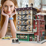 Wrebbit3D Friends 3D Puzzle Model of Central Perk | 440 Real Jigsaw Puzzle Pieces | Build The Iconic Cafe from The Hit TV Series
