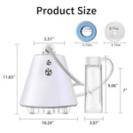 Zylva Male Sexual Function Rehabilitation Therapy Apparatus For Erectile Dysfunction Hydromassager And Ed&Pe Treatment Electric Male Automatic Growth Pump, Penis Enlargement Pneumatic Device White