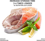 Vacuum Sealer Bags 8x50 Rolls 2 pack for Food Saver, Seal a Meal, Weston. Commercial Grade, BPA Free, Heavy Duty, Great for vac storage, Meal Prep or Sous Vide