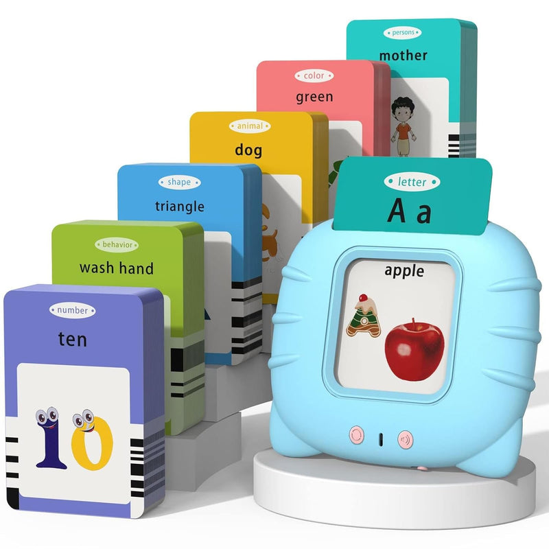 Talking Cards For Toddlers, Speech Therapy Toys Autism Toys, Abc 123 Sight