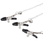 Breathable Ball Gag With Nipple Clamps Adjustable Metal Clitoris Clips Bdsm Restraints Bondage Mouth Gags Sex Toys For Women Men And Couples