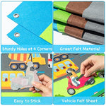 35Pcs Vehicle Felt Story Board Set 3.5Ft Preschool Transportation Themed Storytelling Cars Train Trucks Planes Boats Early Learning Interactive Play Kit Wall Hanging Gift For Toddlers Kids