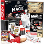 Amazing Magic Set For Kids Ages 8 And Up - 60 Easy And Advanced Tricks With Video Instructions Props For Beginners - Builds Confidence & Motor Skills