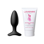 Hush 2 Butt Plug Vibrator 1.5" Anal Plug Sex Toys + Personal Lubricant Privacy Water-Based Lube Non-Sticky Lubrication For Men, Women And Couples