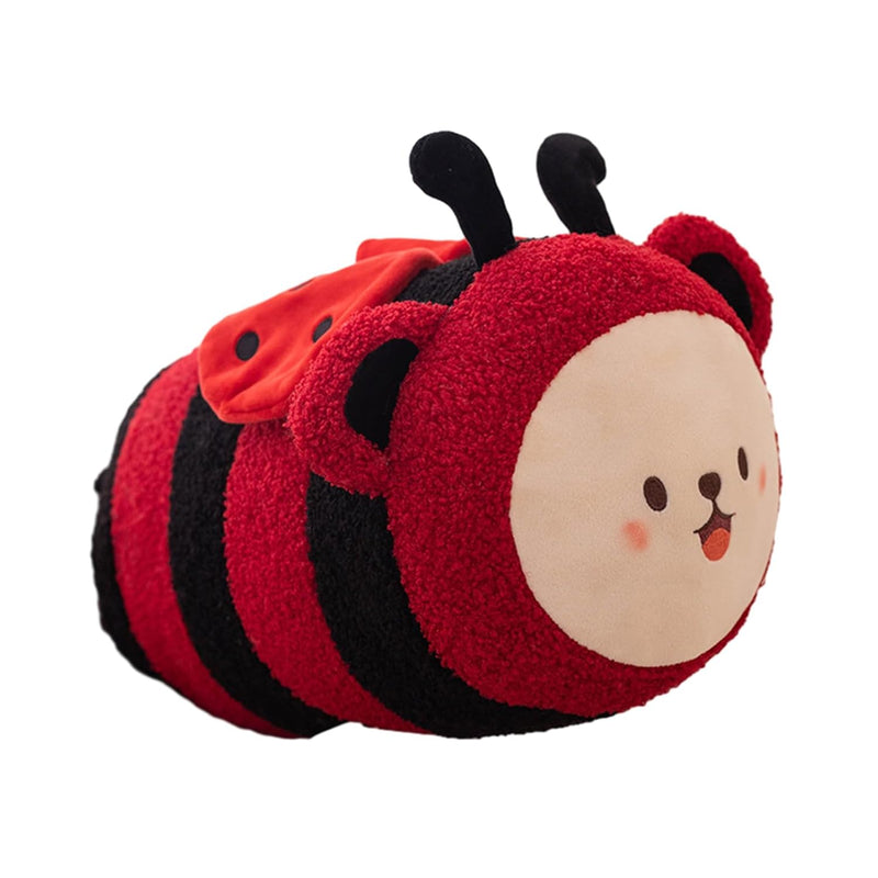 Cute Long Stuffed Ladybug Animals,Lady Bug Plush Toys Ladybird Pillow Anime Be