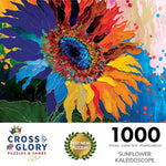 - Sunflower Kaleidoscope - 1000 Piece Jigsaw Puzzle For Adults | Colorful Flower Artwork | Challenging And Fun Activity | Great Gift For Garden Lovers