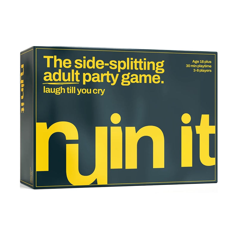 Ruin It Fun Adult Party Board Game For Group Game Night Ages 18+ (3 8 Playe