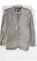 50 Pack Clear Plastic Garment Bags for Hanging Clothes, Dry Cleaner Bag Clothing Protector Covers (21 x 40 In), Normal