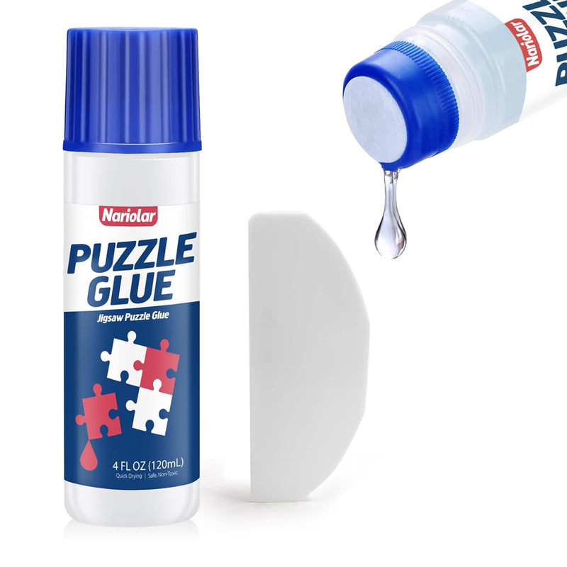 Jigsaw Puzzle Glue Clear With Applicator Suitable For Fixing And Hanging Pu