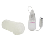 California Exotic Novelties Sue Johanson Glow-In-The-Dark Vibrating Super Head Honcho, White