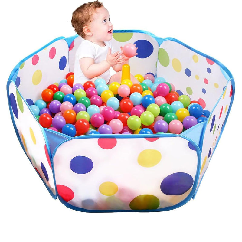 Kids Ball Pit, Blue Large Pop Up Toddler Ball Pits Play Tent For Toddlers 1