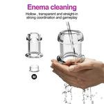 Hollow Anal Plug Buttplug Adult Sex Toys For Couples,Transparent But Plug Anal Trainer, Large Butt Plug Anal Toys Vaginal Dialators With Cover, Tunnel Plug Female Male Anal Sex Toys For Men Women