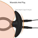 Electroshock Anal Plug With Host Silicone Butt Plugs For Men Women Electrical Stimulation Prostate Massager Hollow Analdilator