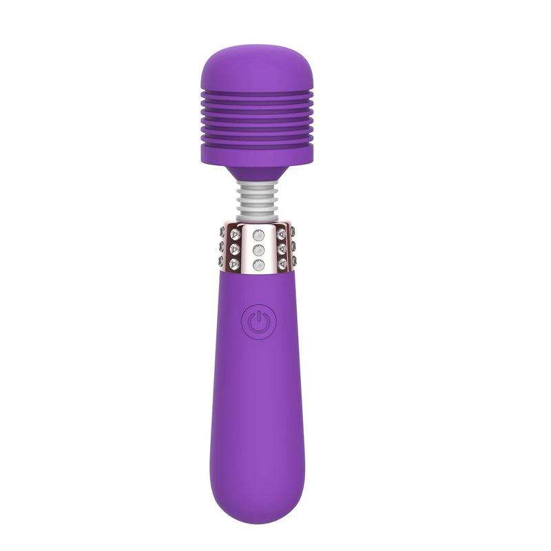 Mini Vibrator, Adult Sex Toy Pocket Size Vibrating Wand, Clitoral Stimulator, Waterproof, Quiet, Discreet, Powerful Vibration, Personal Clitoris Massager, 10 Speed Vibrator For Women (Purple)