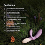 Loki Wave 2 - Vibrating Prostate Massager, Waterproof Anal Toy, Blue