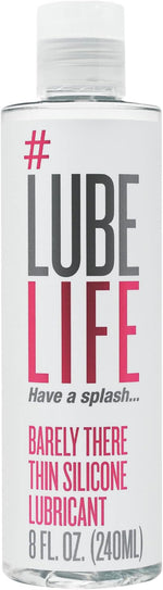 Barely There Thin Silicone Lube, Long-Lasting, Water-Resistant, 8 Oz
