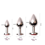 Rear Garden Metal Butt Plug Sm Male/Femalemasturbation Female Clitoral Stimulation Orgasm Analexploration Adult Sex Toy With Pink Diamond Mardi Gras Valentine'S Day