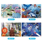 4 In 1 Increasing Difficulty Kid Puzzle For Kids, Ages 3-8, 24-60-Piece, Puzzles For Children Learning Educational Puzzle Toys For Boys And Girls Set For Kids(4 Puzzles)