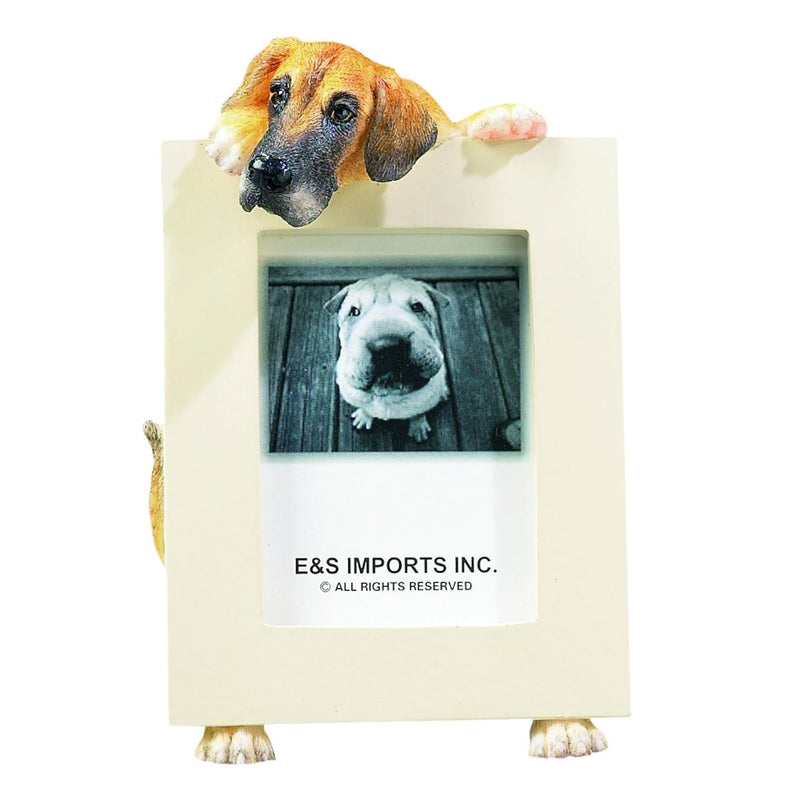 Great Dane Picture Frame Holds Your Favorite 2.5 By 3.5 Inch Photo, Hand Paint