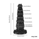 Sex Toys For Women Men 10.23 Inch Special Shape Huge Butt Plug Anal Beads With Strong Suction Cup G-Spot Dildo Prostate Massage Stimulation Anus Opening Trainer Butt Stretcher - Black