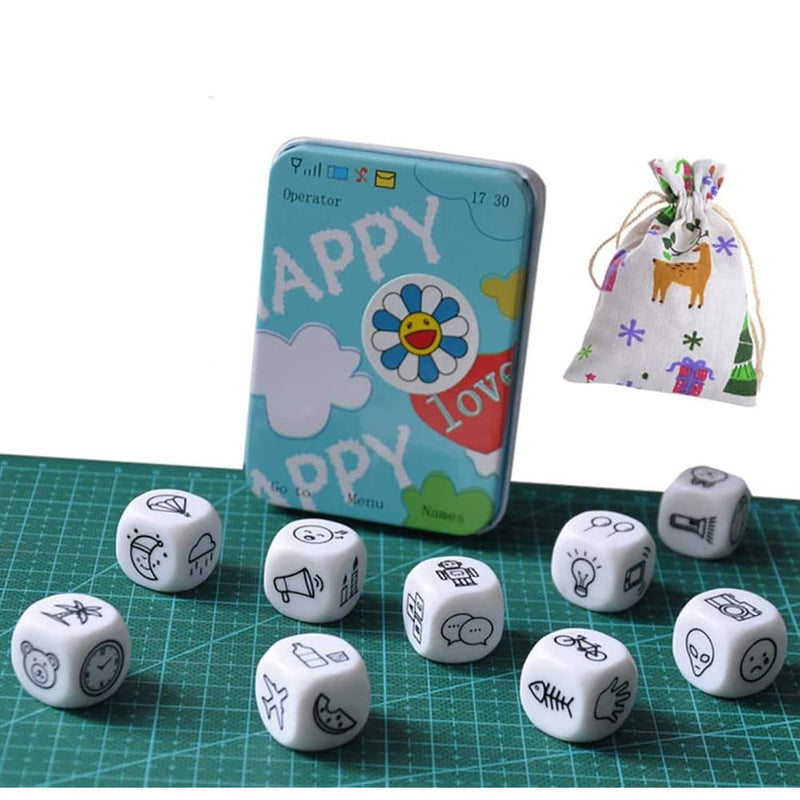 Diy Happy Story Dice 9 Cubes Toys 54 Images Unlimited Stories Combinations